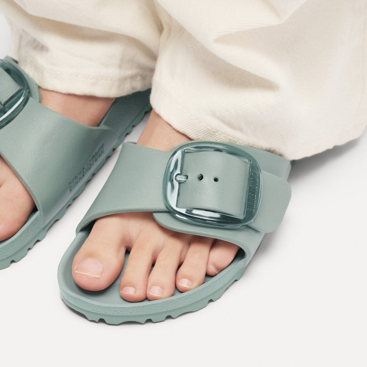 Madrid Big Buckle EVA in Color Pure Sage | Birkenstock