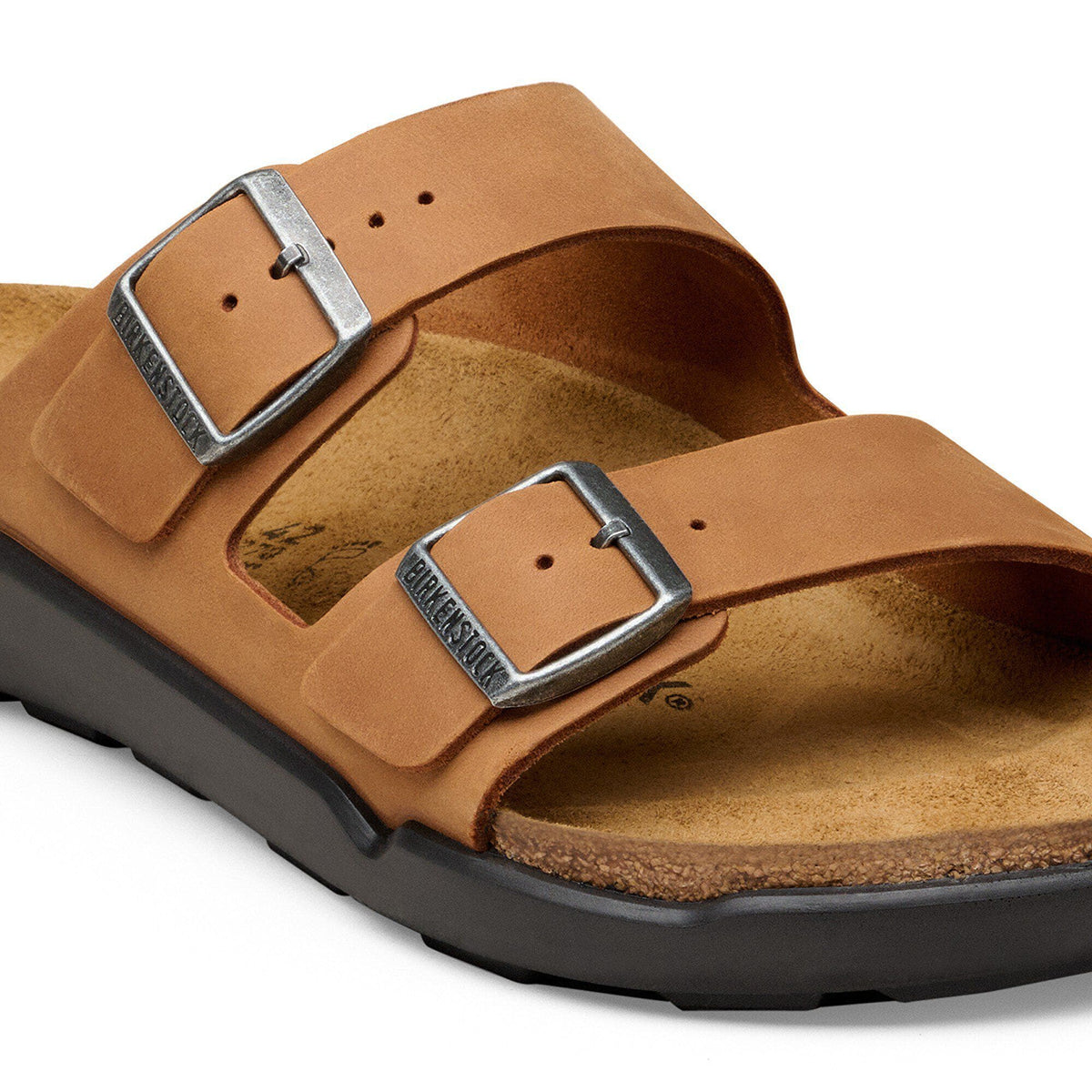 Arizona Crosstown Men Oiled Leather in Color Cognac | Birkenstock