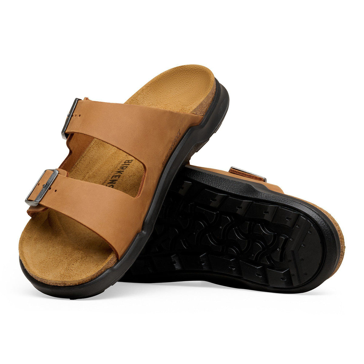 Arizona Crosstown Men Oiled Leather in Color Cognac | Birkenstock