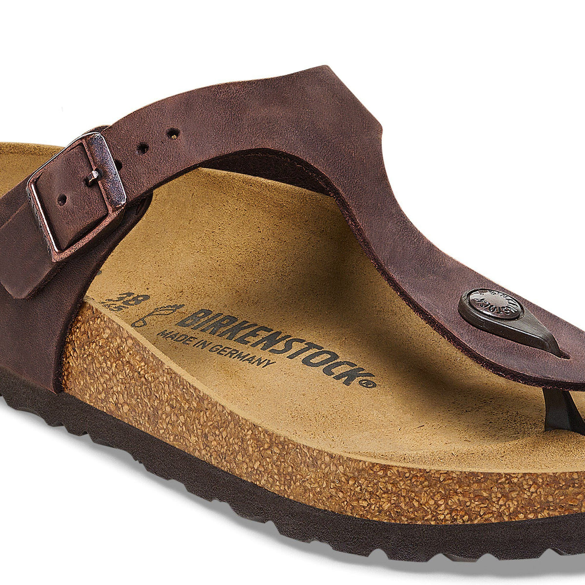 Gizeh Oiled Leather in Color Habana | Birkenstock