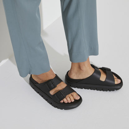 Arizona Chunky Leather in Color Black | Birkenstock