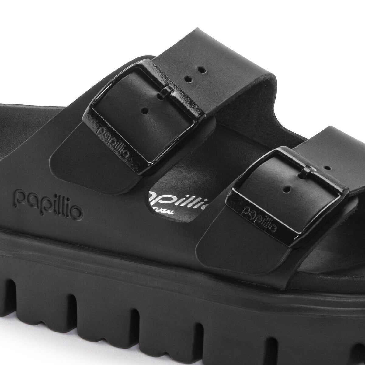 Arizona Chunky Leather in Color Black | Birkenstock