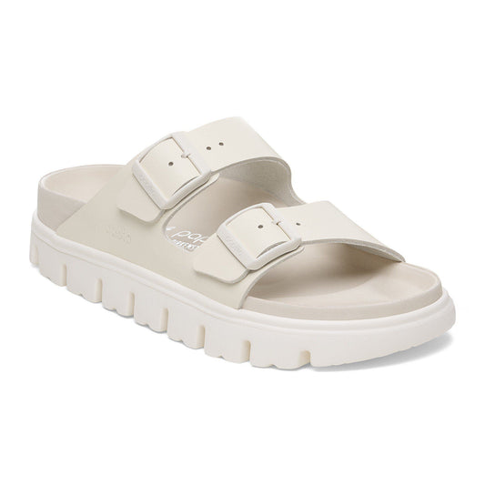 Arizona Chunky Leather in Color Eggshell | Birkenstock
