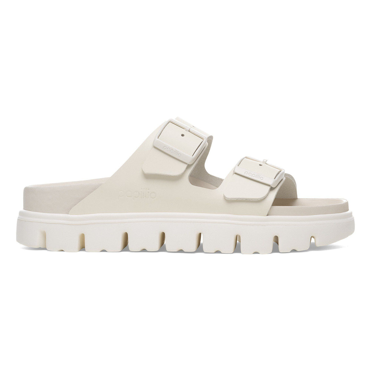 Arizona Chunky Leather in Color Eggshell | Birkenstock