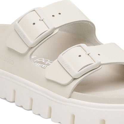 Arizona Chunky Leather in Color Eggshell | Birkenstock