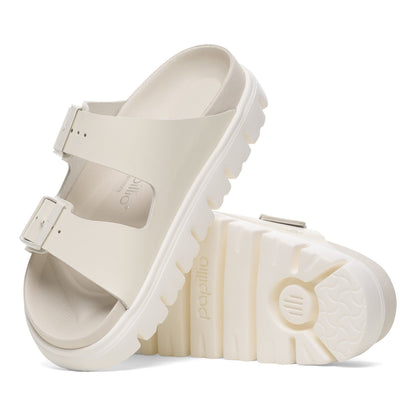Arizona Chunky Leather in Color Eggshell | Birkenstock