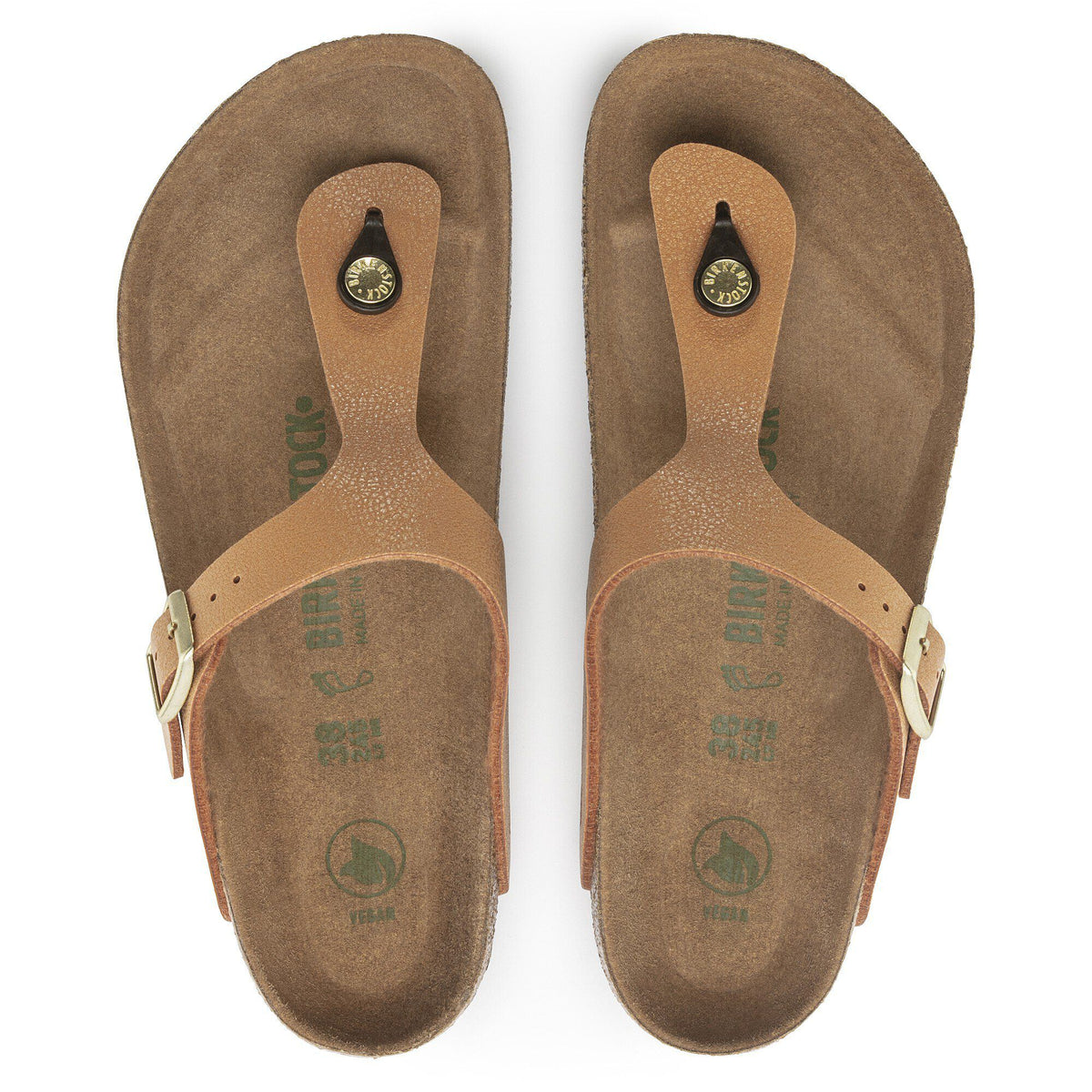 Gizeh Vegan Birkibuc in Color Pecan | Birkenstock