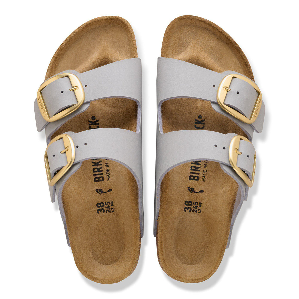 Arizona Big Buckle Birko-Flor in Color Stone Coin | Birkenstock