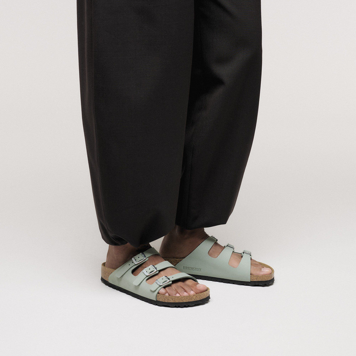Florida Nubuck Leather in Color Pure Sage | Birkenstock