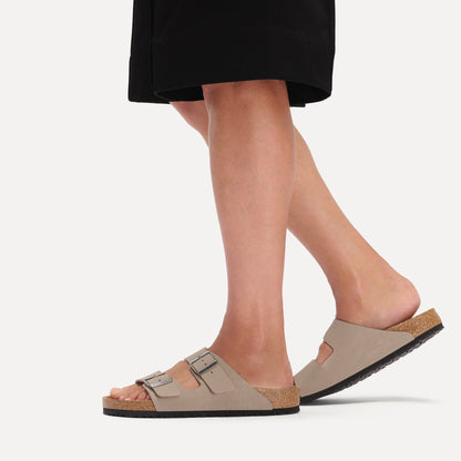 Arizona Birkibuc in Color Gray Taupe | Birkenstock