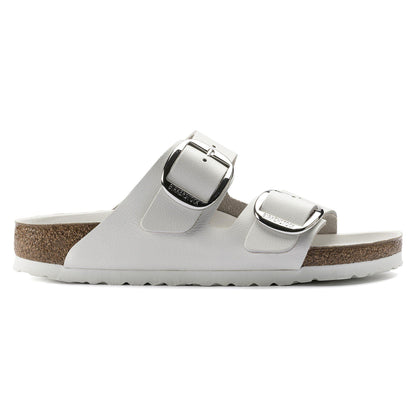 Arizona Big Buckle Leather in Color White | Birkenstock
