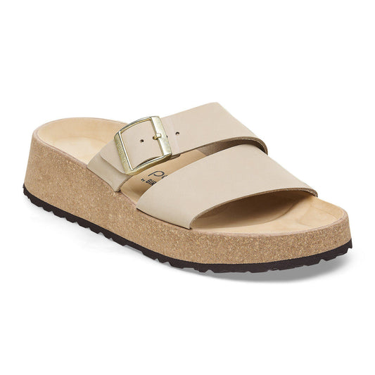 Almina Nubuck Leather in Color Sandcastle | Birkenstock