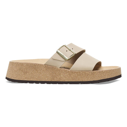 Almina Nubuck Leather in Color Sandcastle | Birkenstock