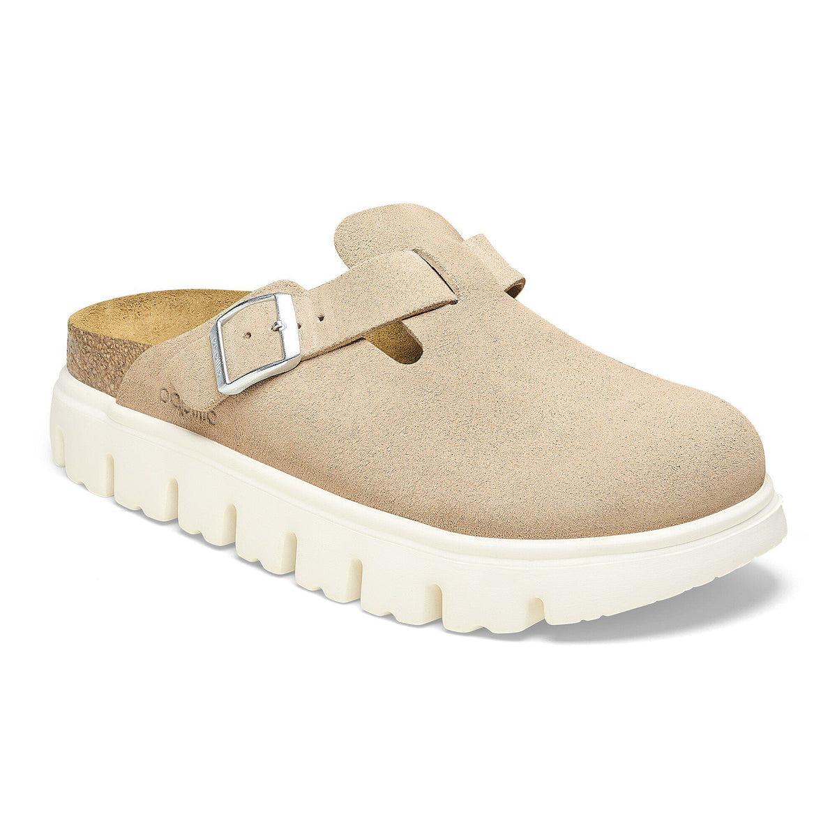 Boston Chunky Suede Leather in Color Warm Sand | Birkenstock