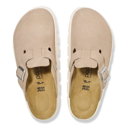 Boston Chunky Suede Leather in Color Warm Sand | Birkenstock