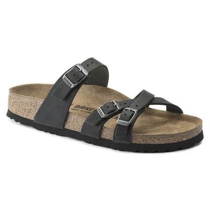 Franca Oiled Leather in Color Black | Birkenstock