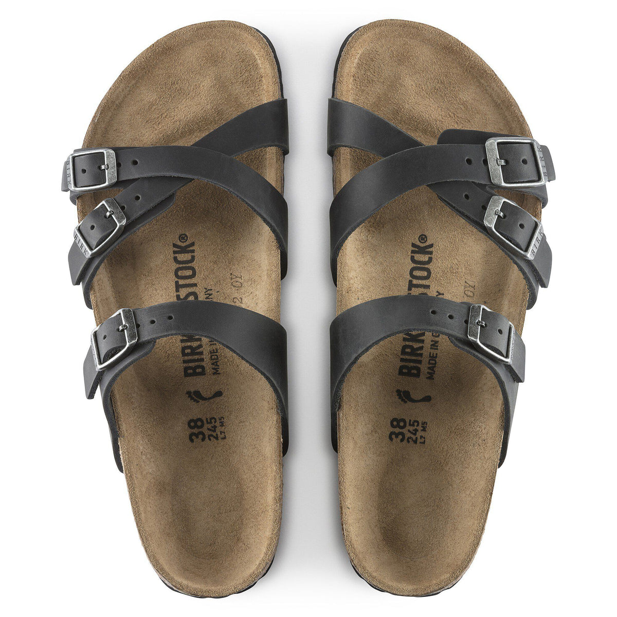 Franca Oiled Leather in Color Black | Birkenstock
