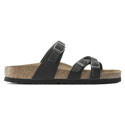 Franca Oiled Leather in Color Black | Birkenstock