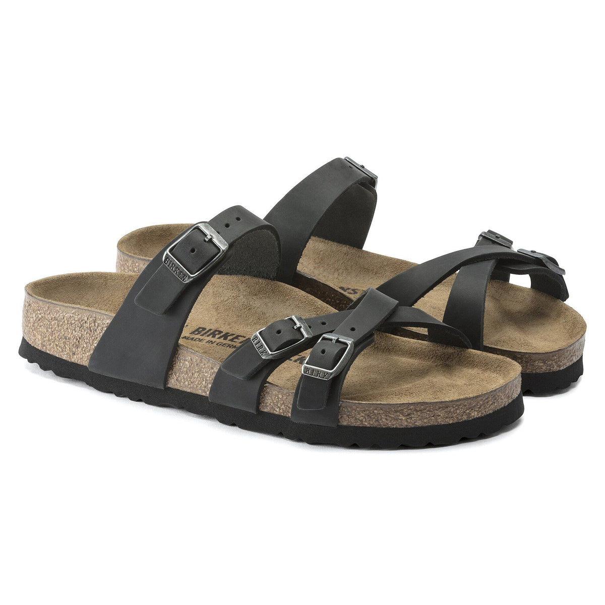 Franca Oiled Leather in Color Black | Birkenstock