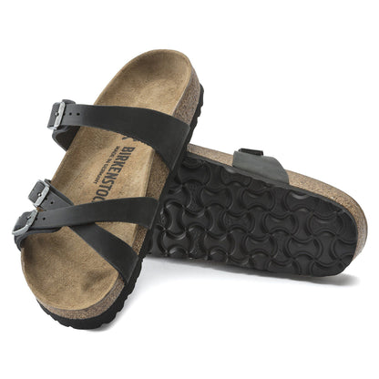 Franca Oiled Leather in Color Black | Birkenstock
