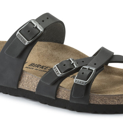 Franca Oiled Leather in Color Black | Birkenstock