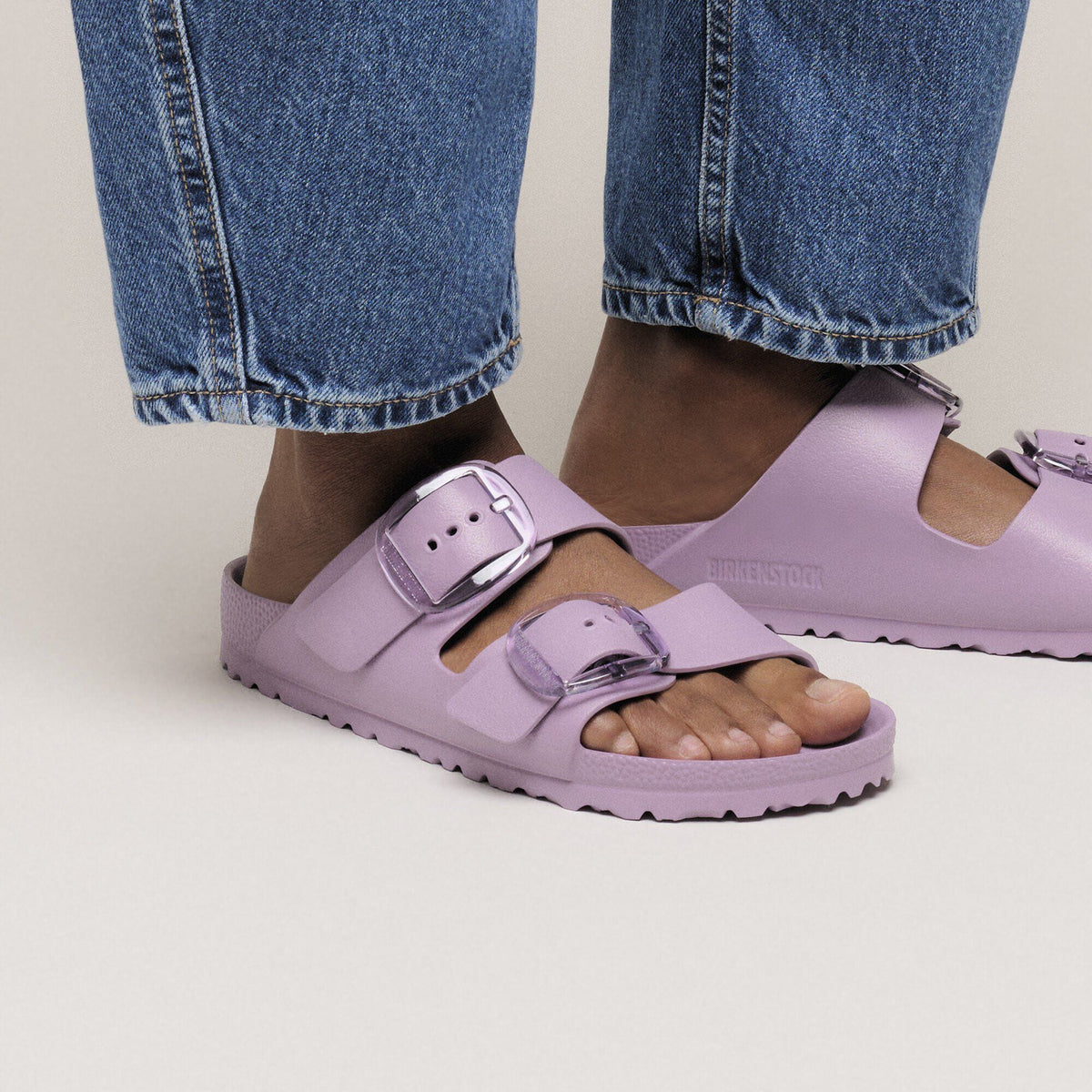 Arizona Big Buckle EVA in Color Mauve | Birkenstock