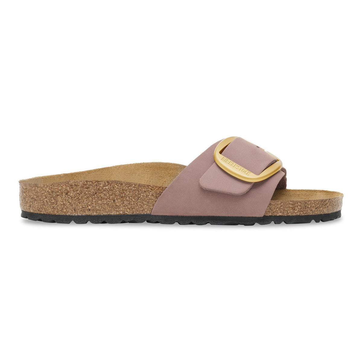 Madrid Big Buckle Nubuck Leather in Color Faded Purple | Birkenstock