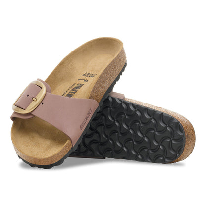 Madrid Big Buckle Nubuck Leather in Color Faded Purple | Birkenstock