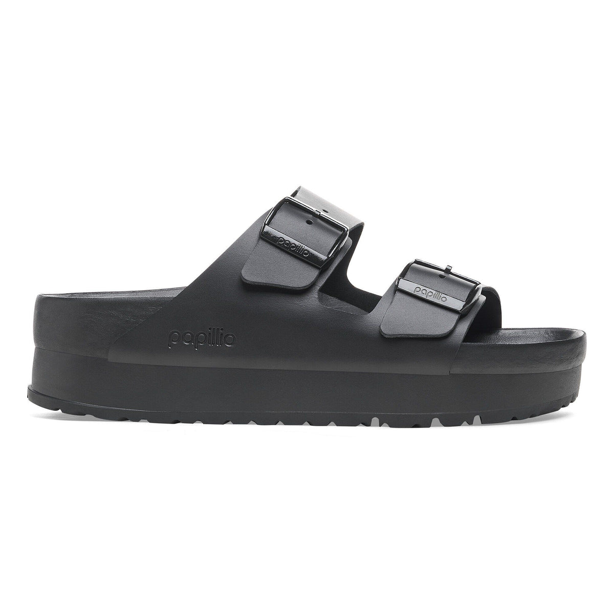 Arizona Flex Platform Leather in Color Black | Birkenstock