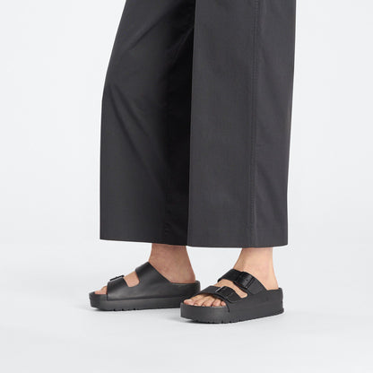 Arizona Flex Platform Leather in Color Black | Birkenstock