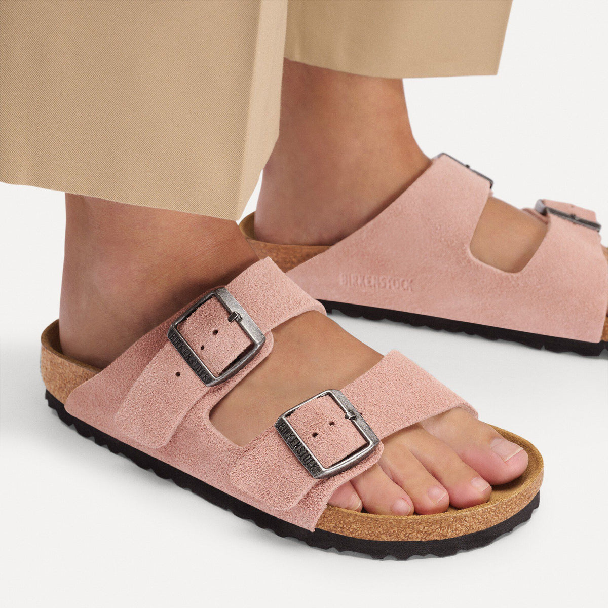 Arizona Suede Leather in Color Pink Clay | Birkenstock