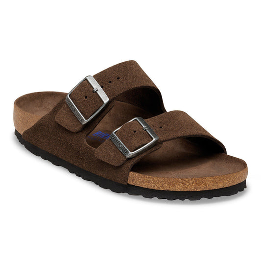 Arizona Soft Footbed Suede Leather in Color Carafe Tonal | Birkenstock