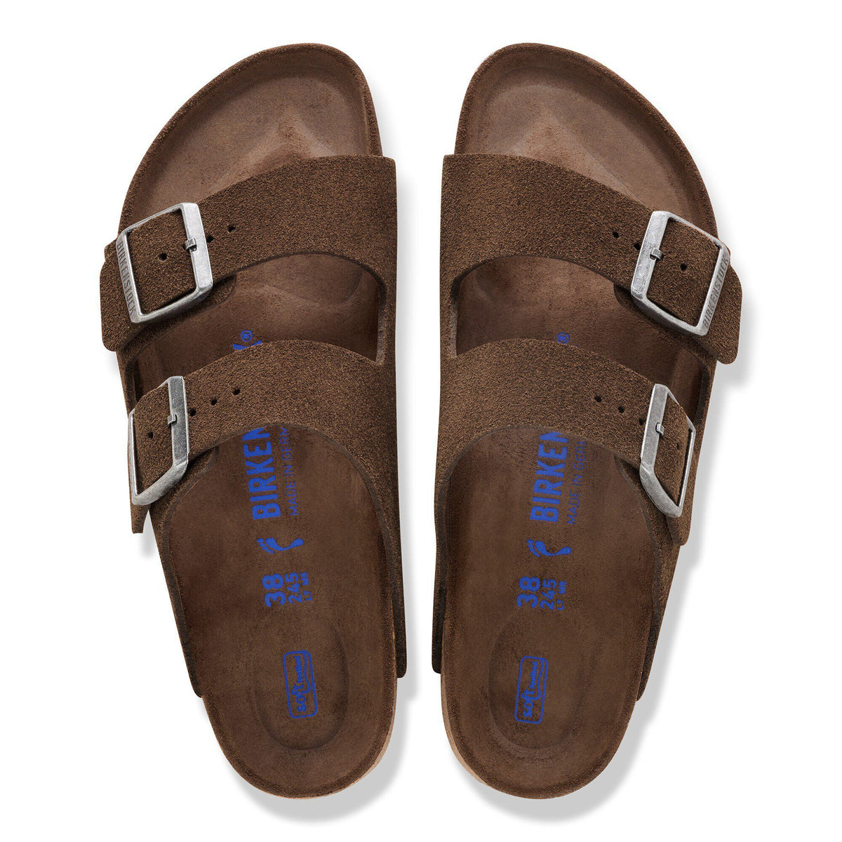Arizona Soft Footbed Suede Leather in Color Carafe Tonal | Birkenstock