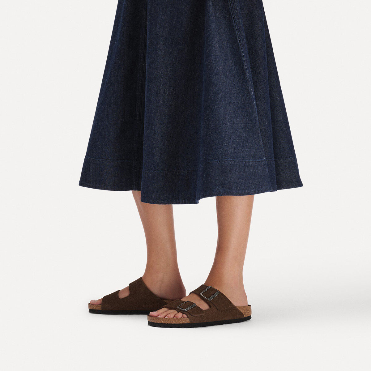 Arizona Soft Footbed Suede Leather in Color Carafe Tonal | Birkenstock
