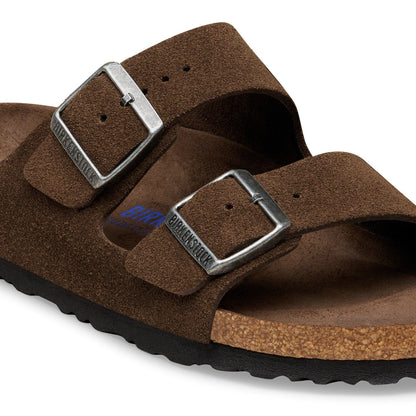 Arizona Soft Footbed Suede Leather in Color Carafe Tonal | Birkenstock