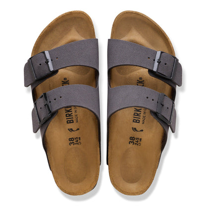 Arizona Birkibuc in Color Velvet Gray/Black Buckles | Birkenstock