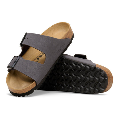 Arizona Birkibuc in Color Velvet Gray/Black Buckles | Birkenstock