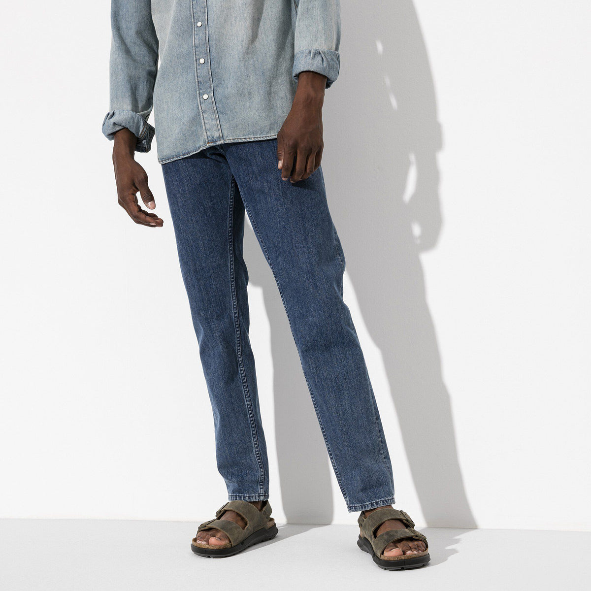 Milano Crosstown Men Oiled Leather in Color Faded Khaki | Birkenstock