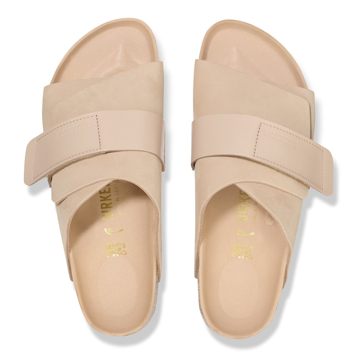 Kyoto Nubuck Leather in Color New Beige | Birkenstock