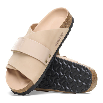 Kyoto Nubuck Leather in Color New Beige | Birkenstock