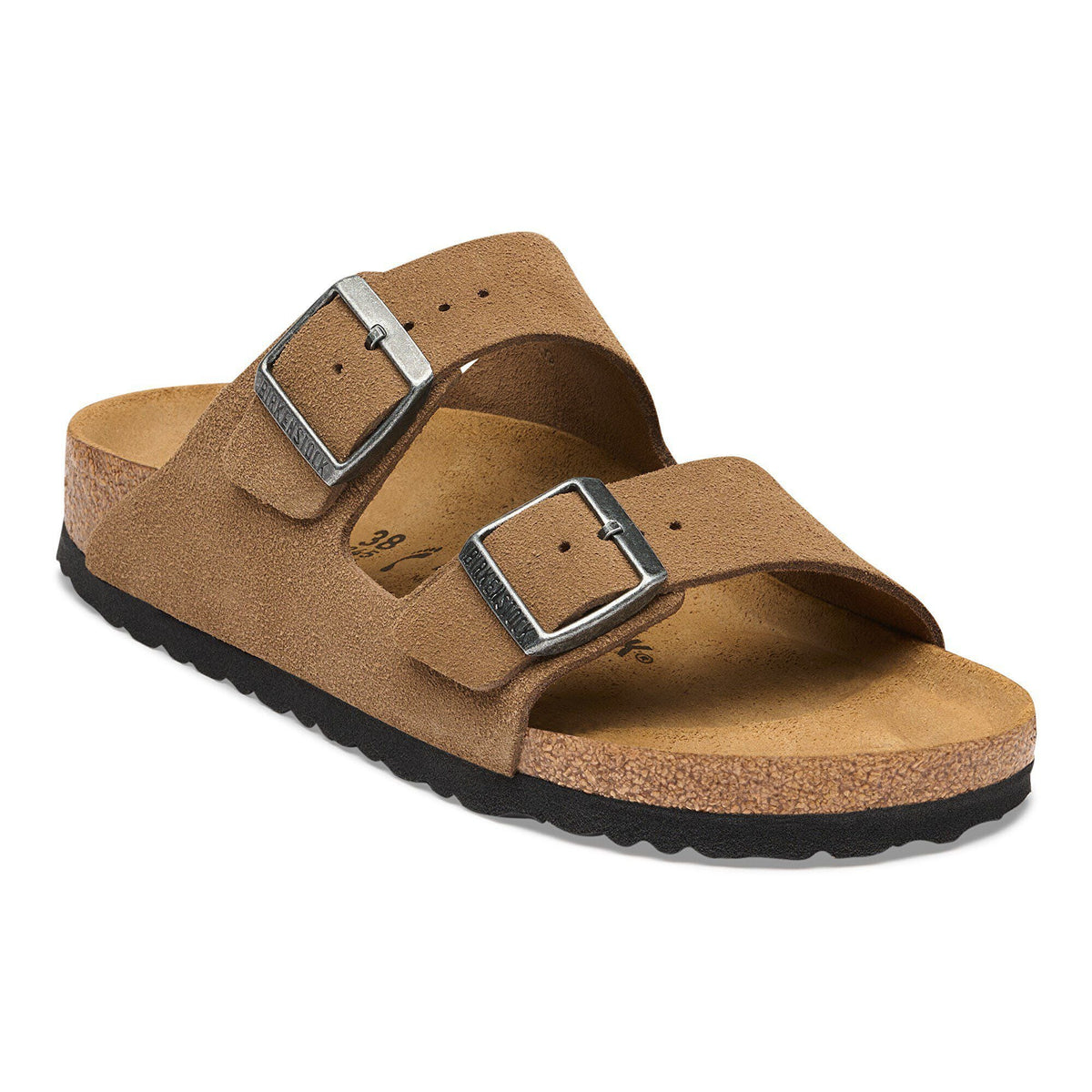 Arizona Suede Leather in Color Dark Tea | Birkenstock