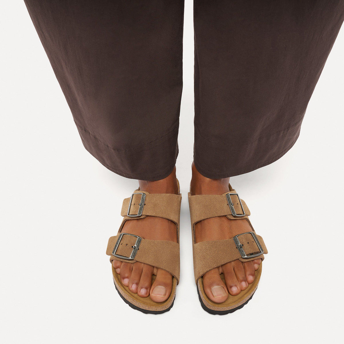 Arizona Suede Leather in Color Dark Tea | Birkenstock