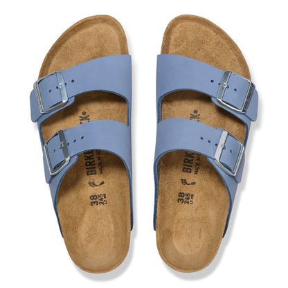 Arizona Nubuck Leather in Color Stone Blue | Birkenstock