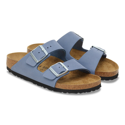 Arizona Nubuck Leather in Color Stone Blue | Birkenstock