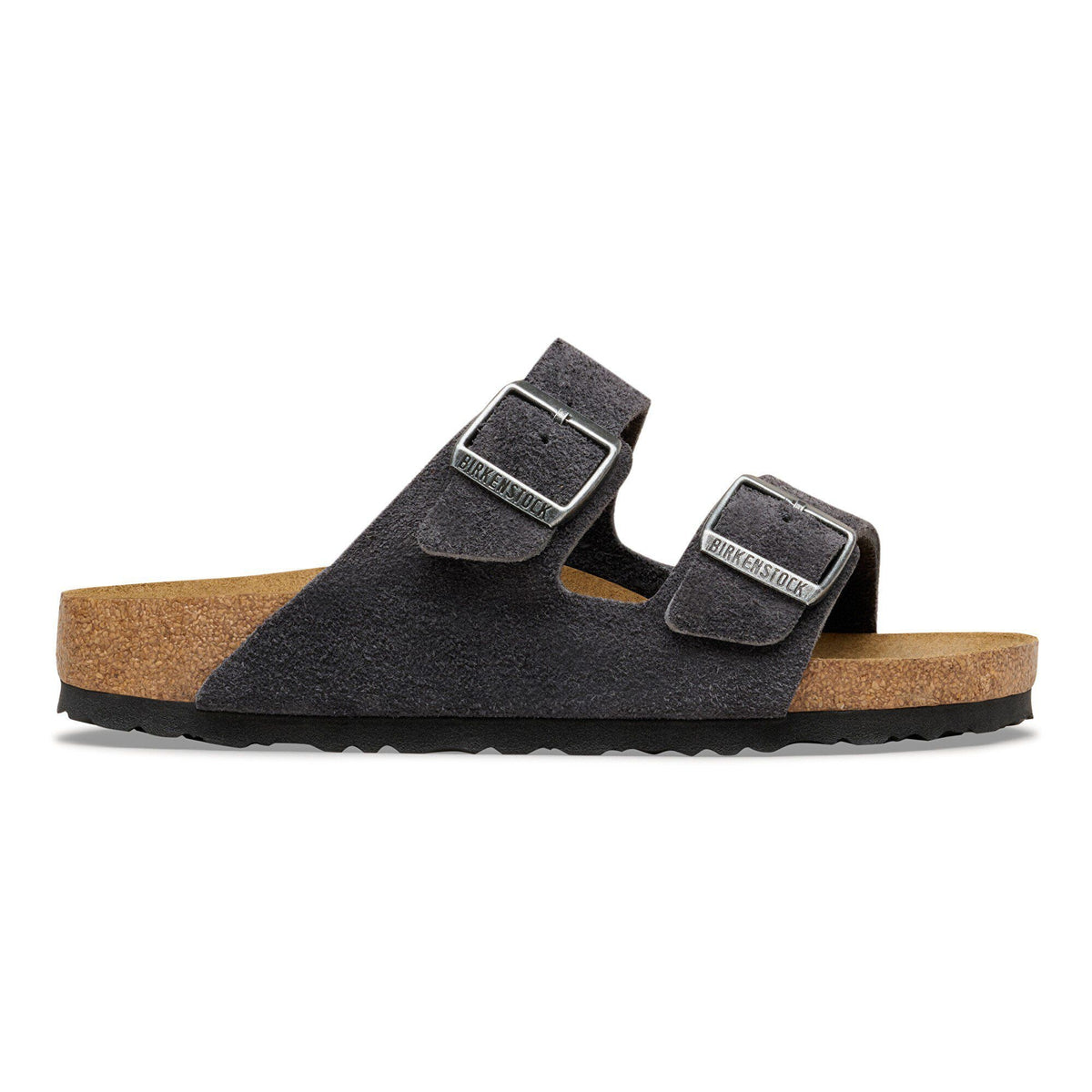 Arizona Suede Leather in Color Charcoal | Birkenstock