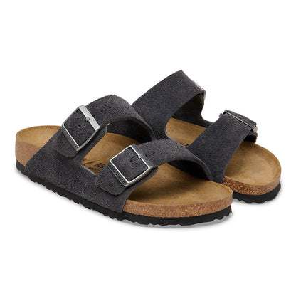 Arizona Suede Leather in Color Charcoal | Birkenstock