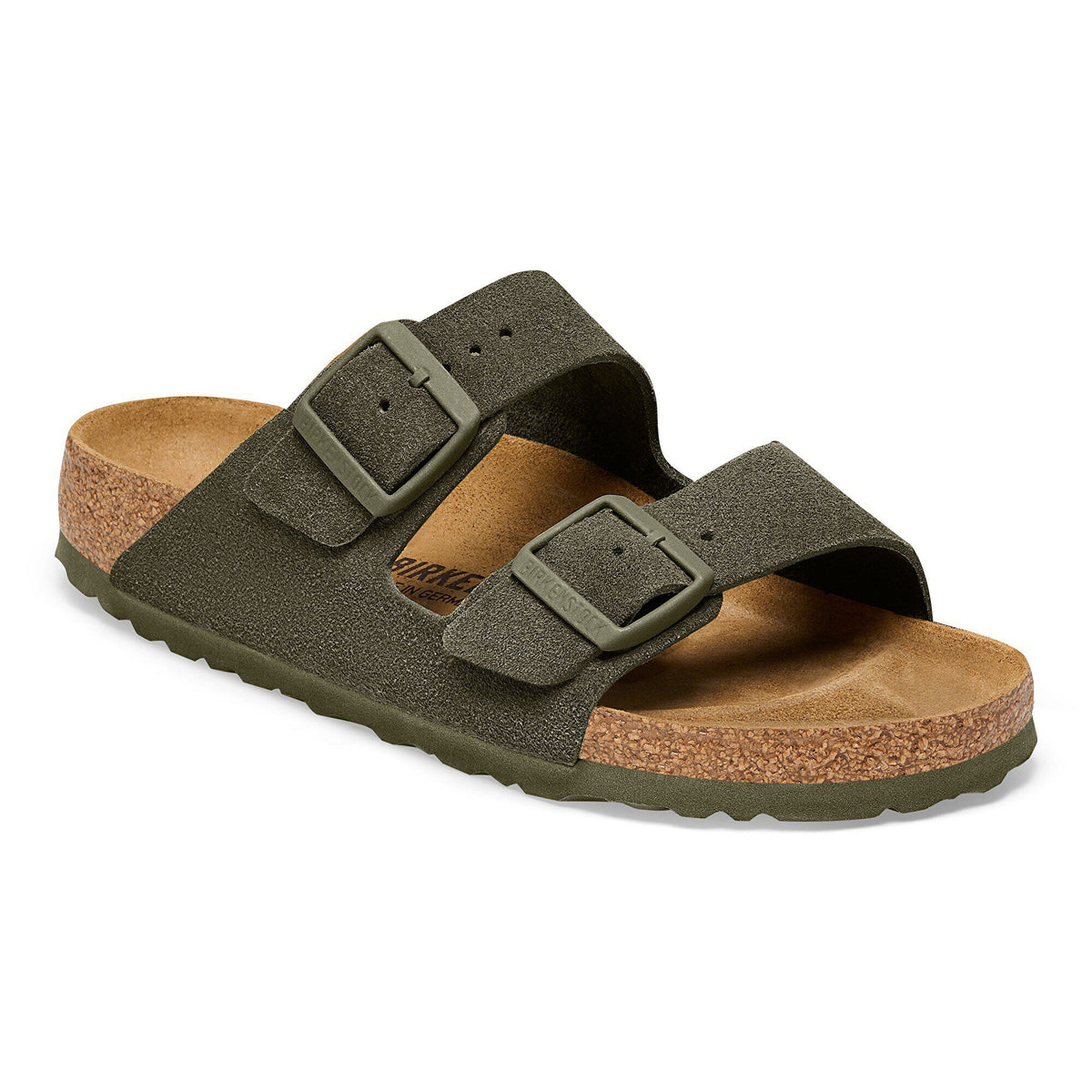 Arizona Suede Leather in Color Thyme | Birkenstock