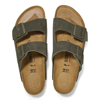 Arizona Suede Leather in Color Thyme | Birkenstock