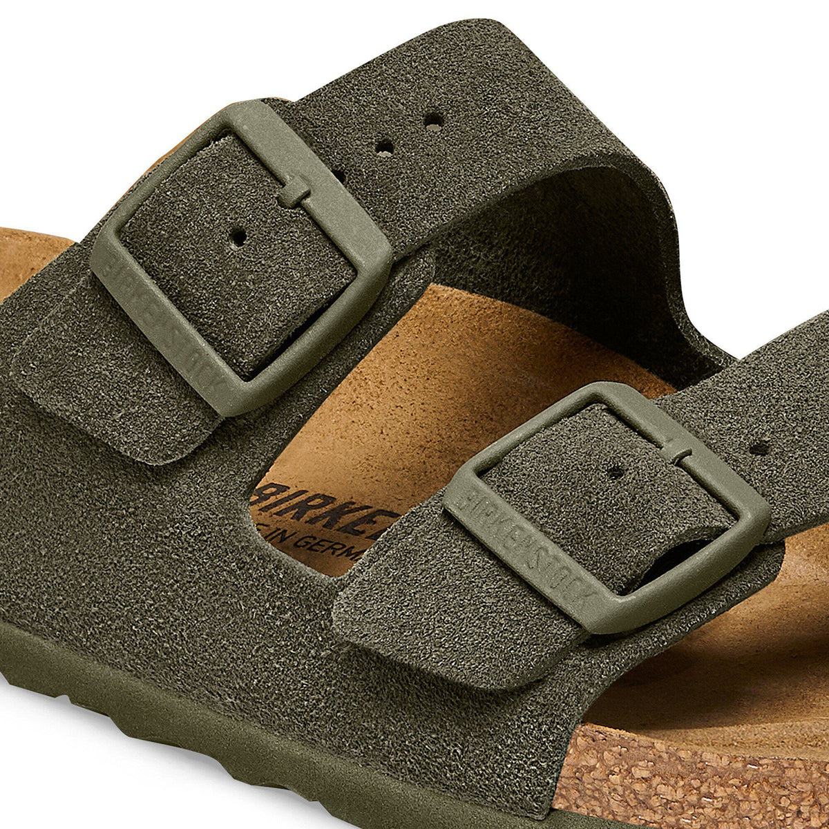 Arizona Suede Leather in Color Thyme | Birkenstock