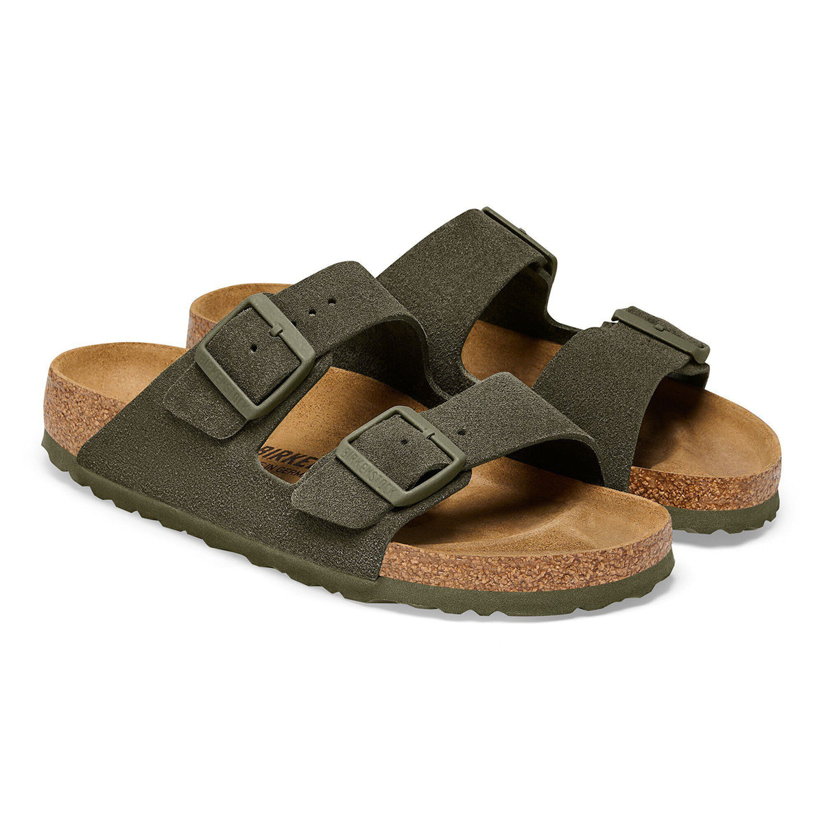 Arizona Suede Leather in Color Thyme | Birkenstock